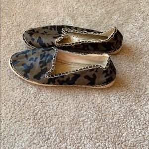 Zara Basic Calf Hair Driving Shoes Size 38